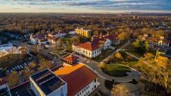 aerial view of campus